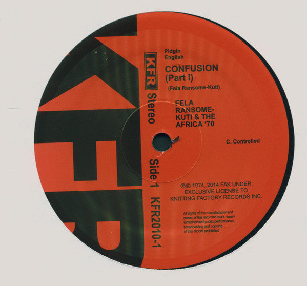 Fela Kuti & Africa 70 - Confusion | Mint (M) Mint (M)-