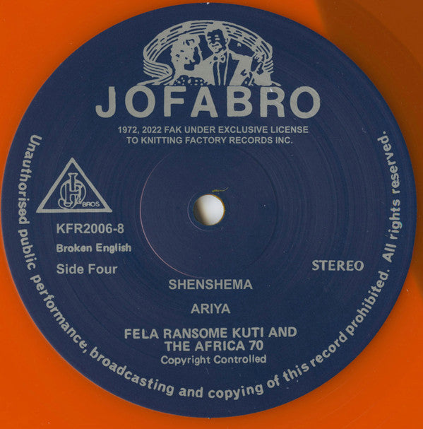 Fela Kuti & Africa 70 - Music Of Fela - Roforofo Fight | Mint (M) Mint (M)--