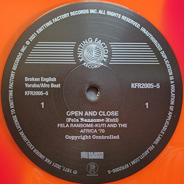 Fela Kuti And Africa 70 - Open & Close | Mint (M) Mint (M)--