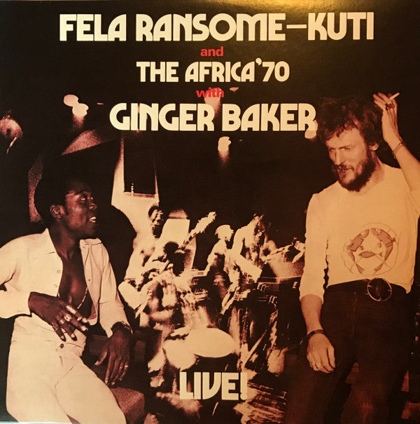 Fela Kuti And Africa 70 With Ginger Baker Live! Knitting Factory Records, Odeon LP, Album, RE Mint (M) Mint (M)-