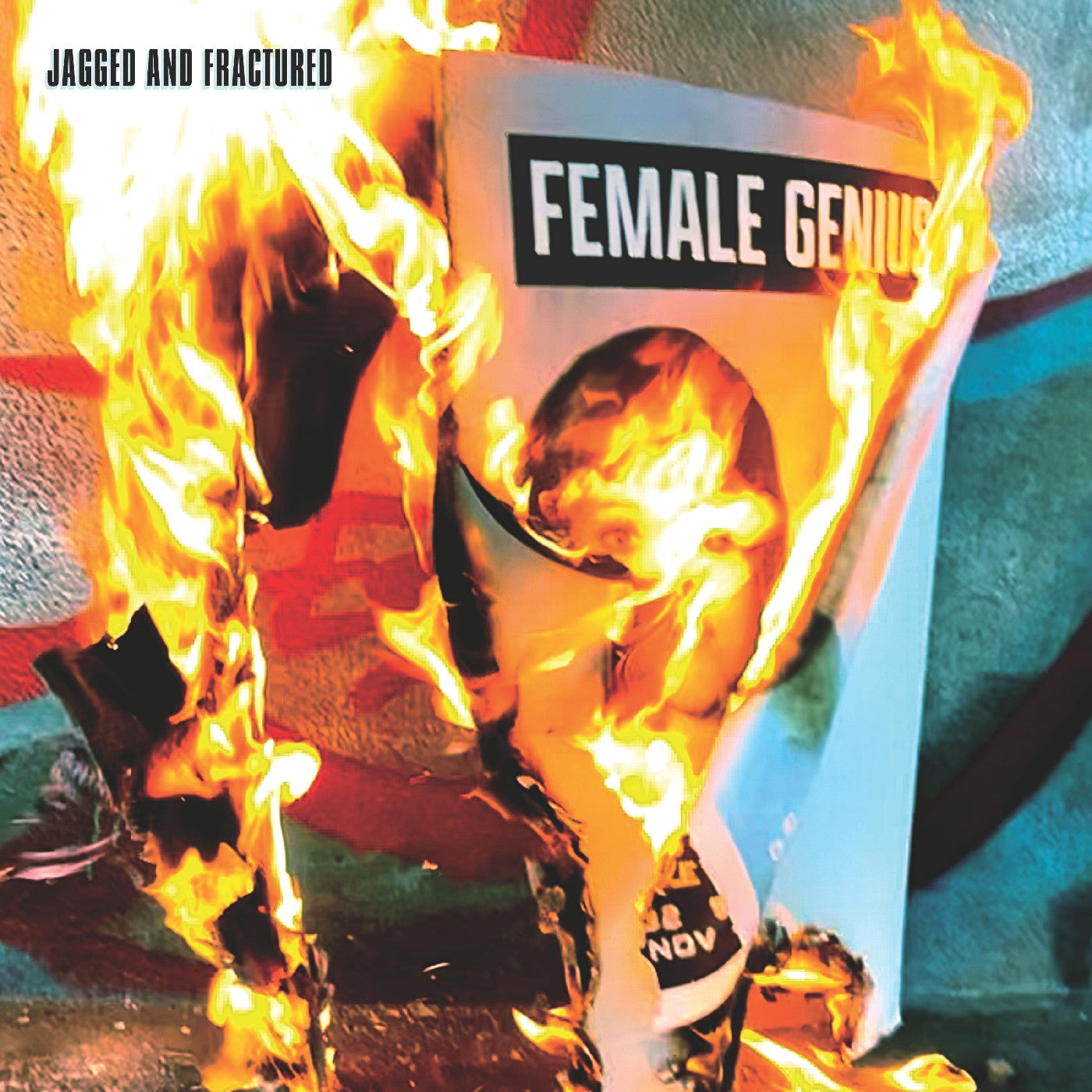 Female Genius - \Jagged And Fractured (ORANGE VINYL) | Mint (M) Mint (M)-