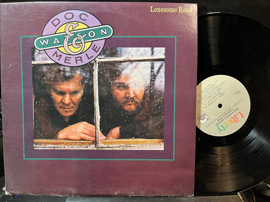 Doc & Merle Watson - Lonesome Road (VINYL LP LIBERTY LN-10027) | Near Mint- (NM-) Excellent (EX)-