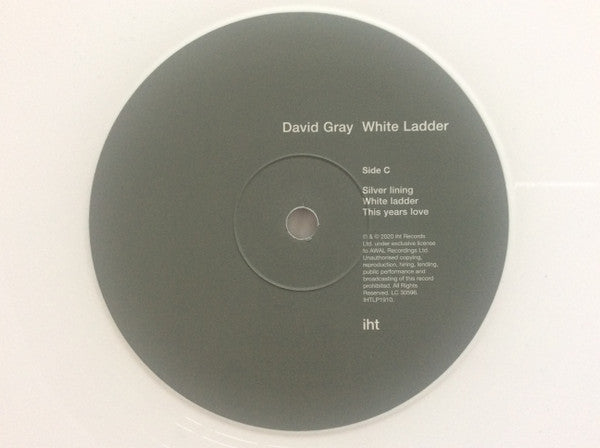 David Gray - White Ladder: 20th Anniversary (WHITE VINYL) | Mint (M) Mint (M)-