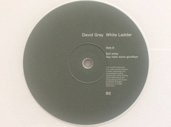 David Gray - White Ladder: 20th Anniversary (WHITE VINYL) | Mint (M) Mint (M)-