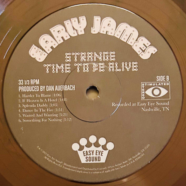 Early James - Strange Time To Be Alive (COLOR VINYL) | Mint (M) Mint (M)-