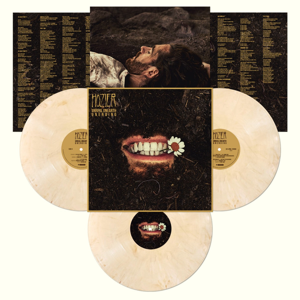 Hozier - Unreal Unearth Unending (DELUXE | TOOTH WHITE VINYL) | Mint (M) Mint (M)-