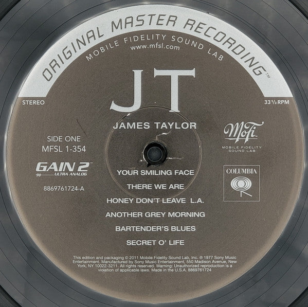 James Taylor - JT (MFSL VINYL) | Mint (M) Mint (M)-