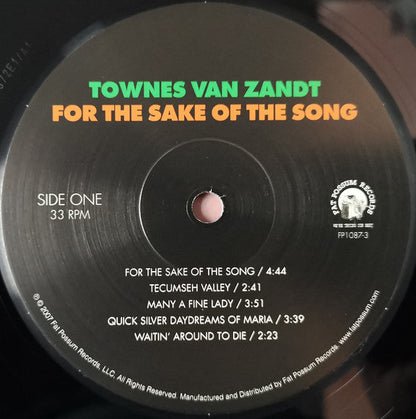 Townes Van Zandt - For The Sake Of The Song (VMP VINYL) | Mint (M) Mint (M)-