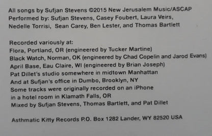 Sufjan Stevens - Carrie & Lowell | Mint (M) Mint (M)-