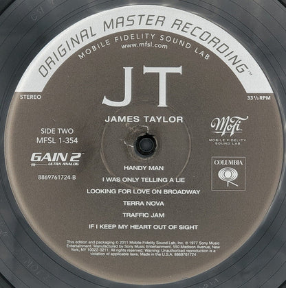 James Taylor - JT (MFSL VINYL) | Mint (M) Mint (M)-