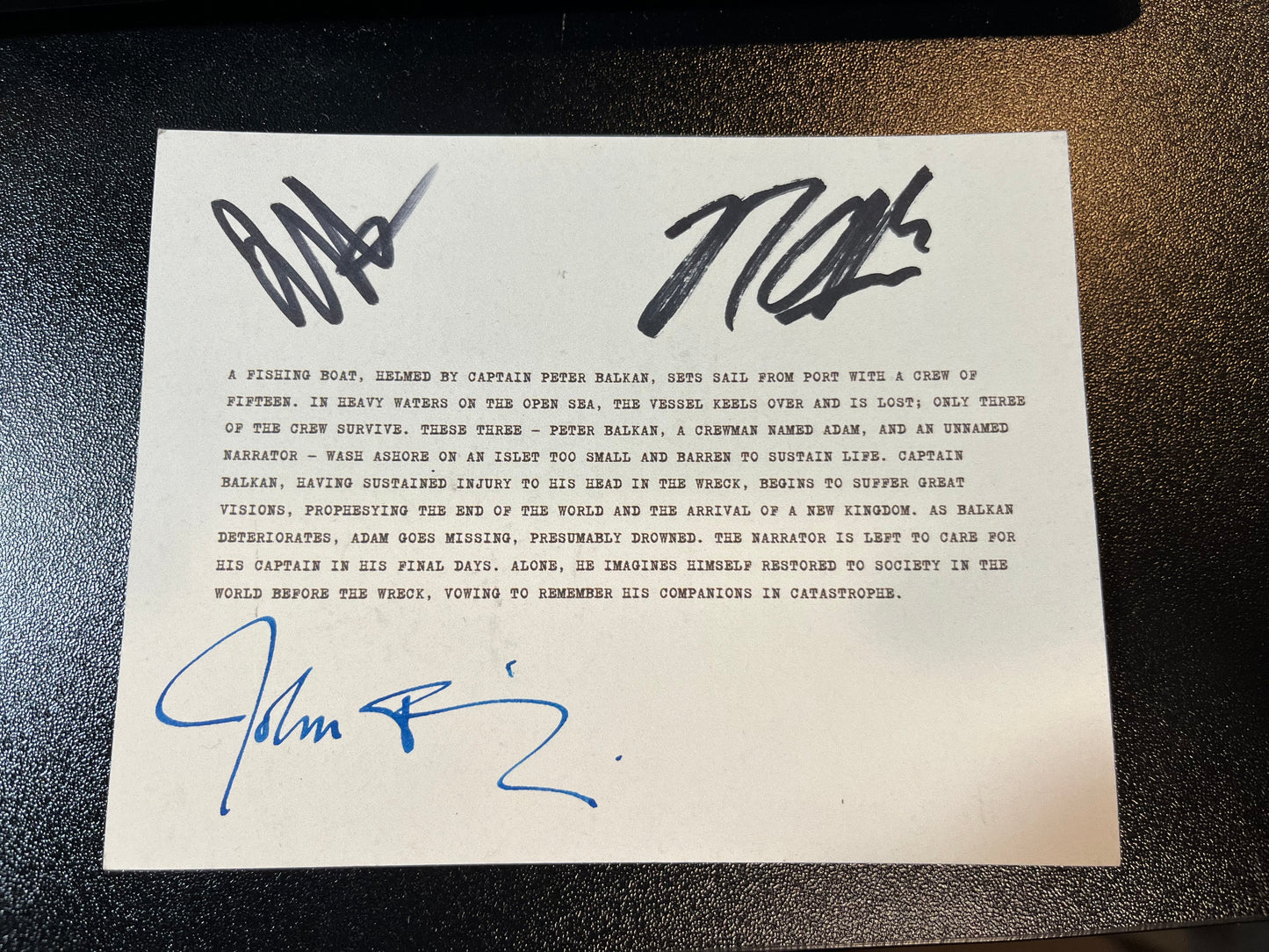 Through This Fire (SIGNED POSTCARD) |-