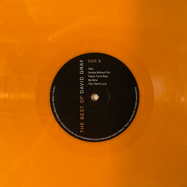 David Gray - The Best Of David Gray (BEST BUY EXCLUSIVE | ORANGE VINYL) | Mint (M) Mint (M)-