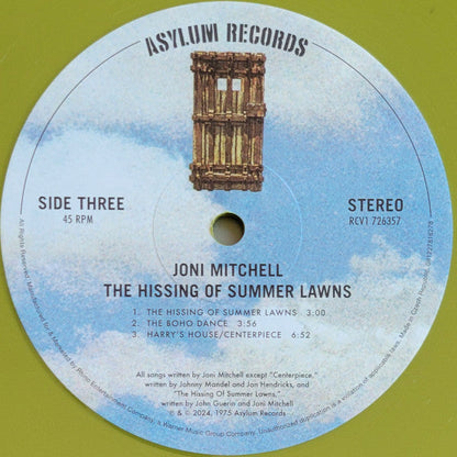 Joni Mitchell - The Hissing Of Summer Lawns (VMP | GREEN VINYL) | Mint (M) Mint (M)-