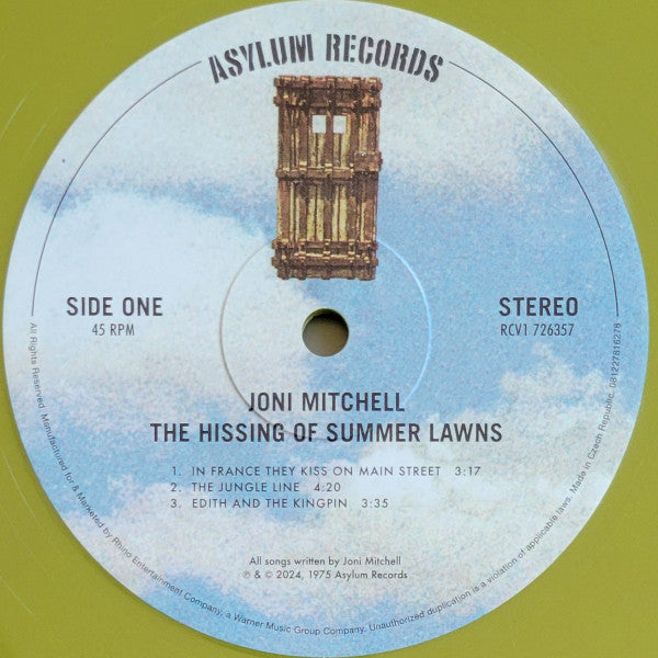 Joni Mitchell - The Hissing Of Summer Lawns (VMP | GREEN VINYL) | Mint (M) Mint (M)-