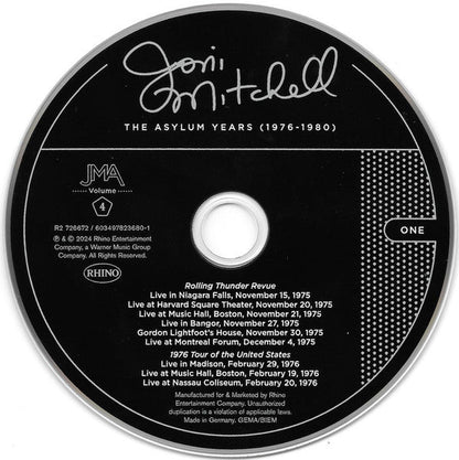 Joni Mitchell - Archives Volume 4: Asylum Years (1976-1980)(CD BOX) | Mint (M) Mint (M)-