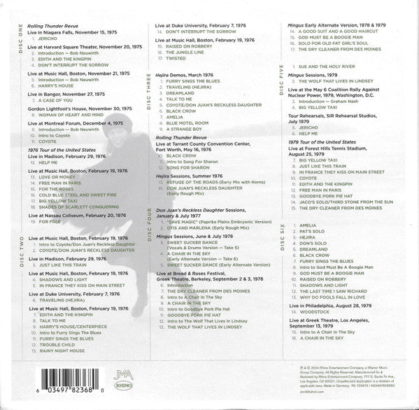 Joni Mitchell - Archives Volume 4: Asylum Years (1976-1980)(CD BOX) | Mint (M) Mint (M)-