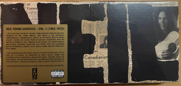 Neil Young - Neil Young Archives - Vol. I (1963-1972)(CD BOX) | Mint (M) Mint (M)-