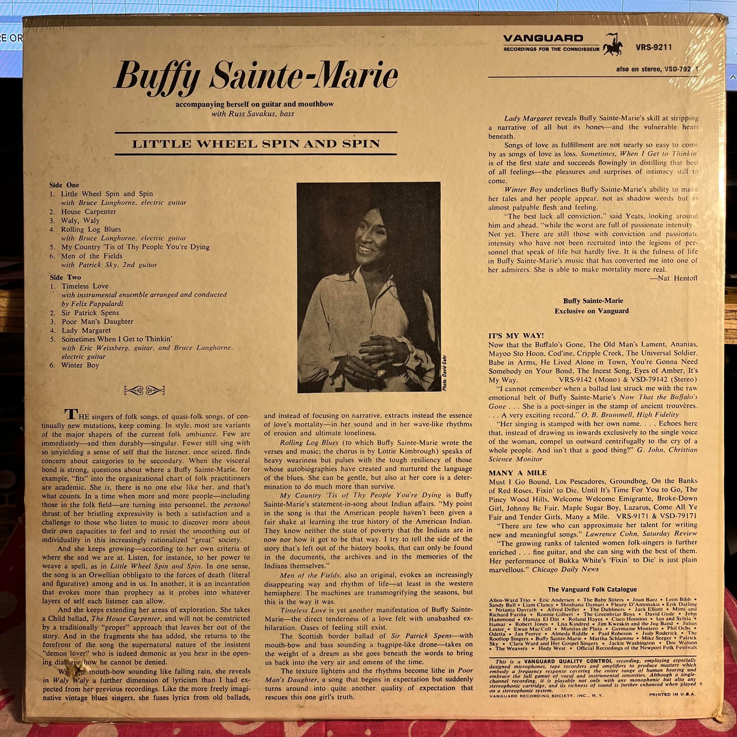 Buffy Sainte-Marie - Little Wheel Spin And Spin *SEALED* | Mint (M) Near Mint (NM)-