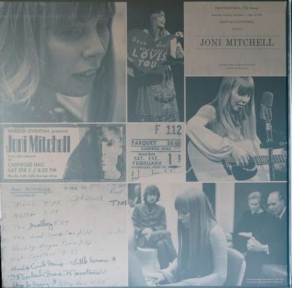 Joni Mitchell - Live At Carnegie Hall - 1969 (3xVINYL) *DISCOUNT COPY* | Mint (M) Mint (M)-