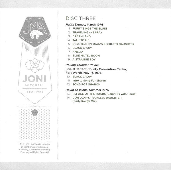 Joni Mitchell - Archives Volume 4: Asylum Years (1976-1980)(CD BOX) | Mint (M) Mint (M)-