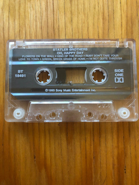 The Statler Brothers - Oh, Happy Day (CASSETTE) | Mint (M) Mint (M)-