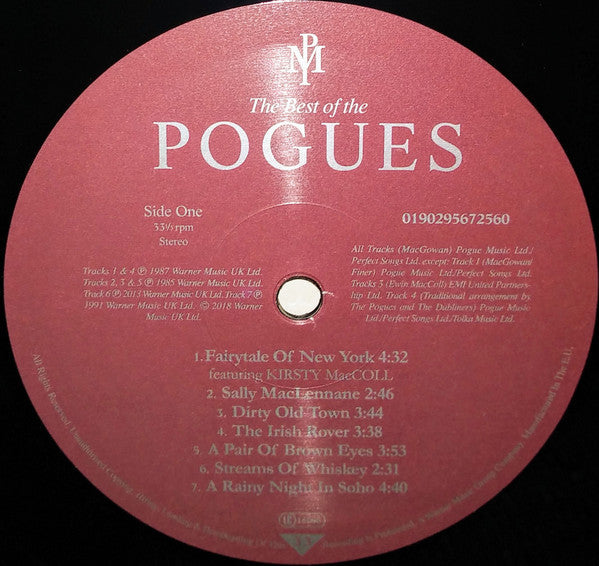 The Best Of The Pogues (VINYL)*CREASED* | Mint (M) Excellent (EX)-