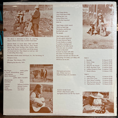 Bert Mayne - Alternate Plan "B" (VINYL) | Mint (M) Mint (M)-
