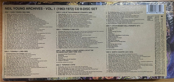 Neil Young - Neil Young Archives - Vol. I (1963-1972)(CD BOX) | Mint (M) Mint (M)-