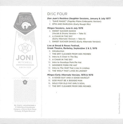 Joni Mitchell - Archives Volume 4: Asylum Years (1976-1980)(CD BOX) | Mint (M) Mint (M)-
