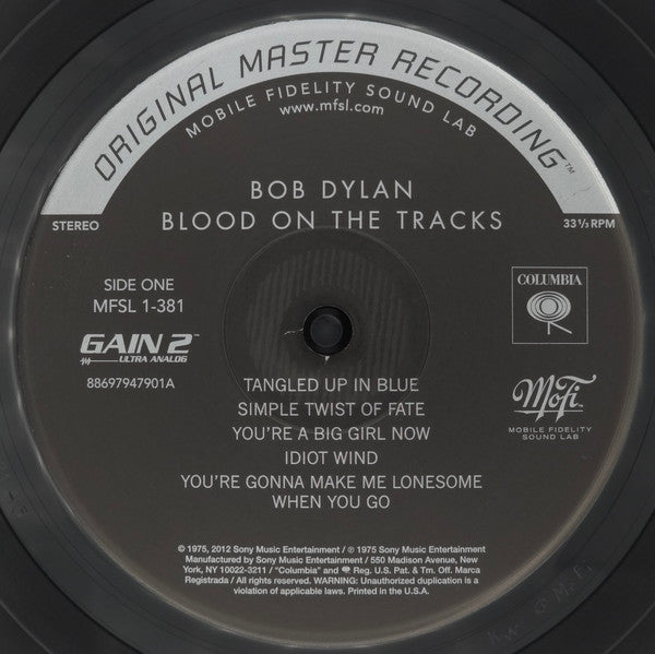 Blood On The Tracks (MFSL VINYL) | Mint (M) Mint (M)-