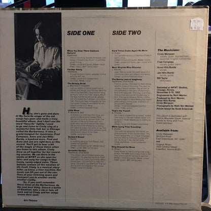 Cindy Mangsen - Long Time Traveling (VINYL) | Excellent+ (EX+) Near Mint- (NM-)-