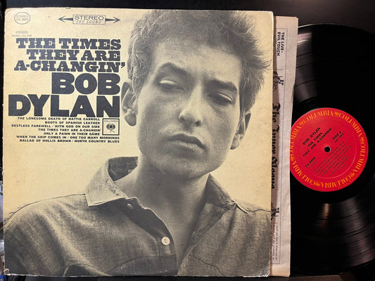 Bob Dylan - The Times They Are A-Changin' (VINYL LP) | Excellent+ (EX+) Very Good Plus (VG+)-