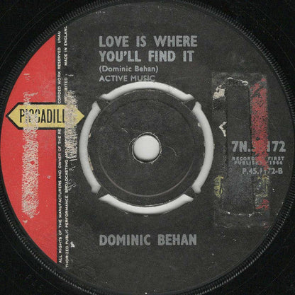 Dominic Behan - Liverpool Lou (7" VINYL) | Excellent+ (EX+) Generic-