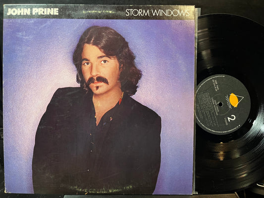 John Prine - Storm Windows (VINYL LP ASYLUM 6E-286 1980) | USED Excellent+ (EX+) Excellent (EX)-