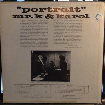 Mr. K & Karol - Portrait (VINYL) | Excellent+ (EX+) Very Good (VG)-