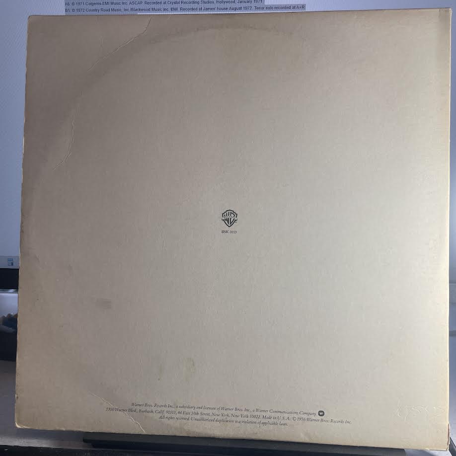 James Taylor (2) - Greatest Hits (VINYL) | Excellent+ (EX+) Excellent (EX)-