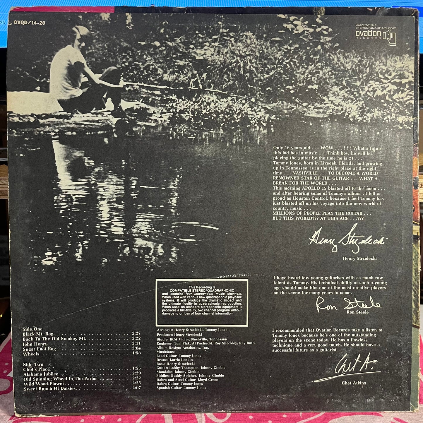 Tommy Jones - Tommy's Place *PROMO/QUAD* | Excellent (EX) Good Plus (G+)-