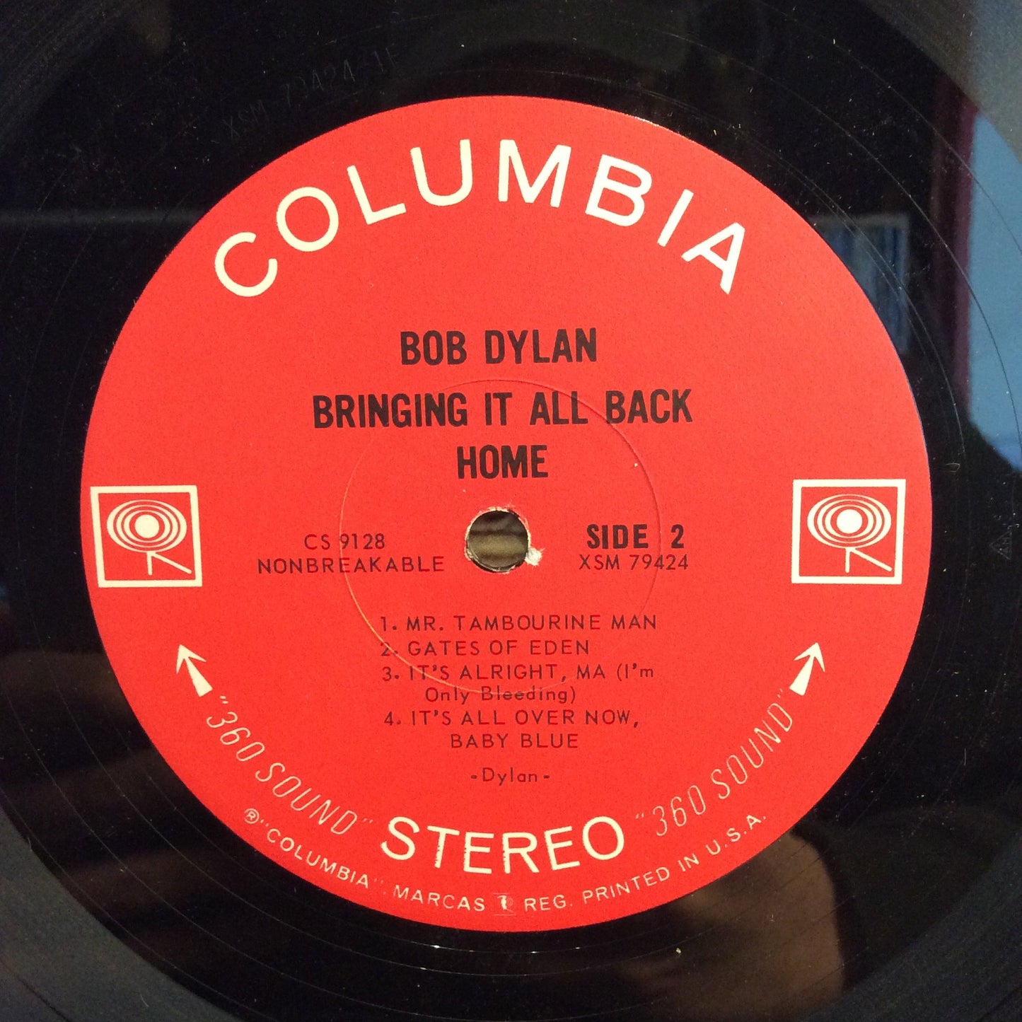 Bob Dylan - Bringing It All Back Home (VINYL) | Excellent (EX) Very Good Plus (VG+)-