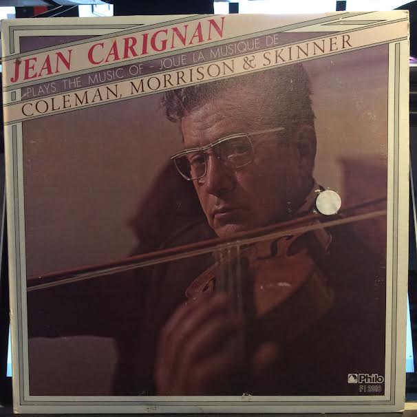 Jean Carignan - Plays the Music of Coleman, Morrison & Skinner (VINYL) | Excellent (EX) Very Good Plus (VG+)-