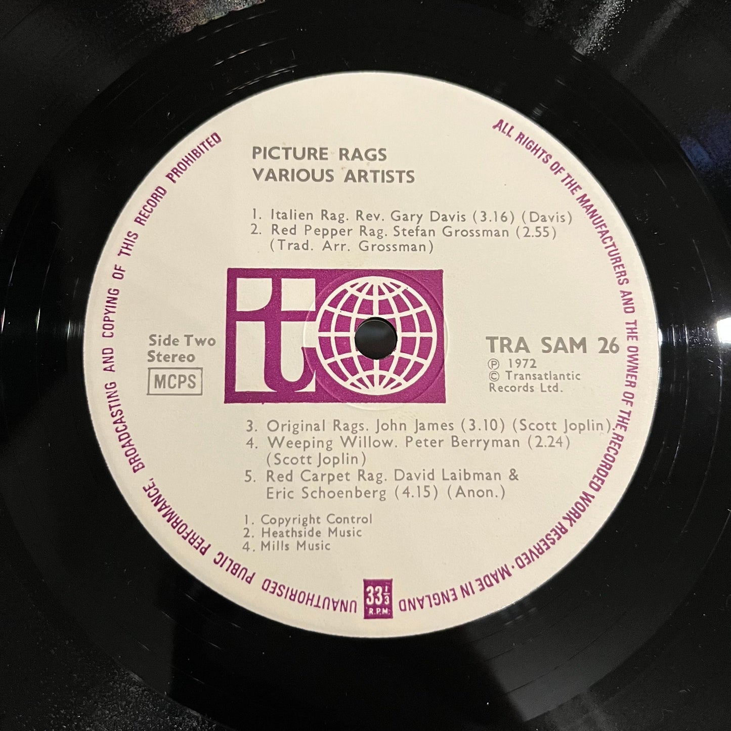 Various - Picture Rags | Excellent (EX) Near Mint (NM)-