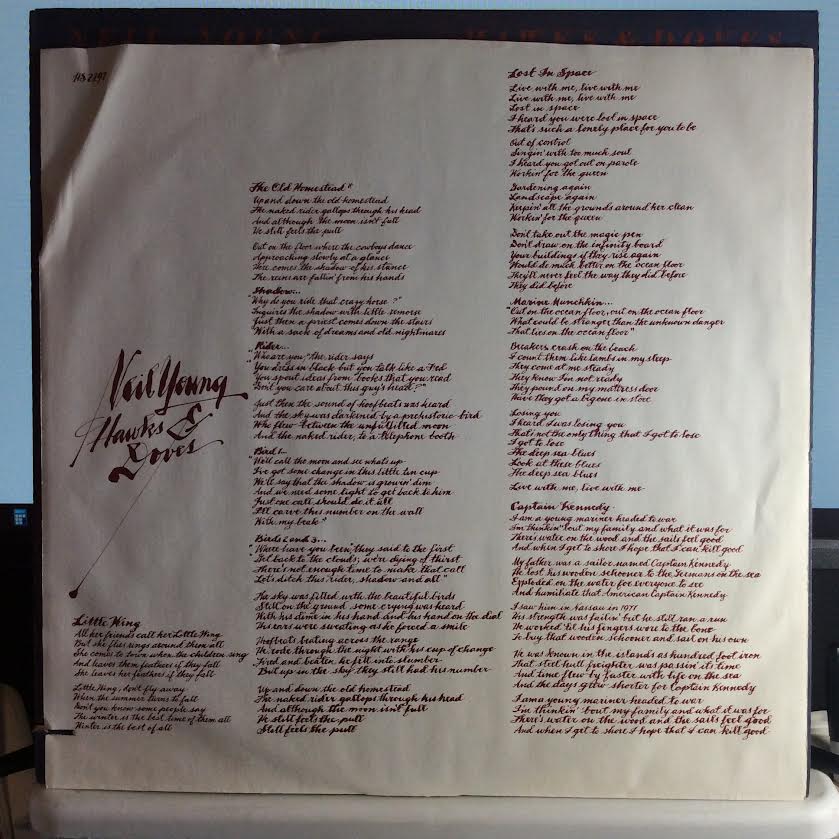 Neil Young - Hawks & Doves (VINYL) | Near Mint- (NM-) Excellent+ (EX+)-