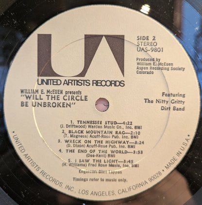 Nitty Gritty Dirt Band - Will The Circle Be Unbroken (3xVINYL) | Near Mint (NM) Excellent (EX)-