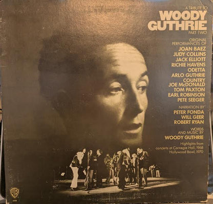 Various - A Tribute To Woody Guthrie Part Two (VINYL) | Near Mint- (NM-) Very Good Plus (VG+)-
