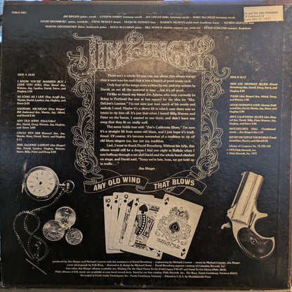 Jim Ringer - Any Old Wind That Blows (VINYL) | Near Mint (NM) Excellent (EX)-