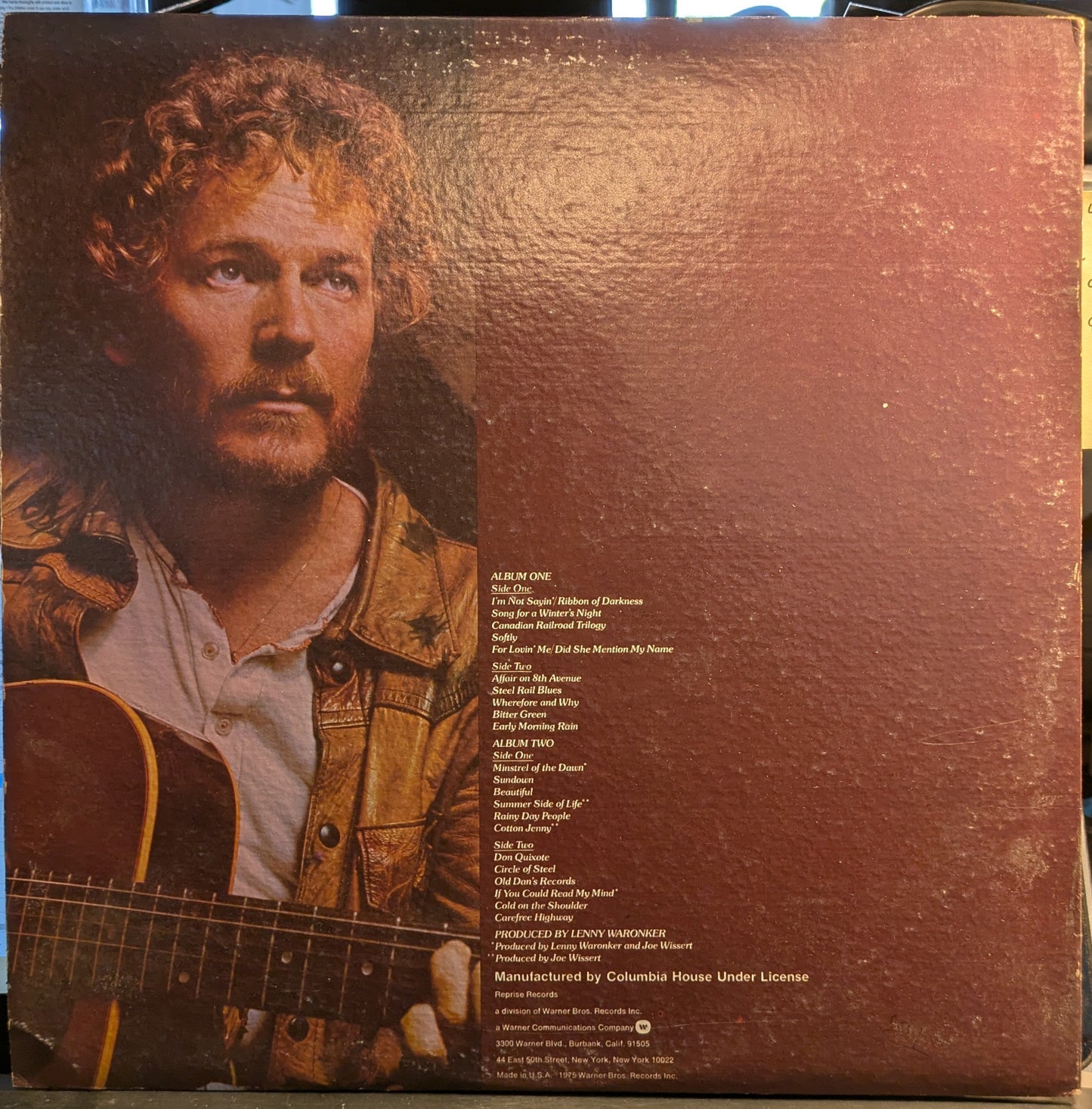 Gordon Lightfoot - Gord's Gold (2xVINYL) | Near Mint (NM) Very Good Plus (VG+)-