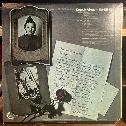 Country Joe McDonald - War War War (VINYL) | Near Mint- (NM-) Excellent+ (EX+)-