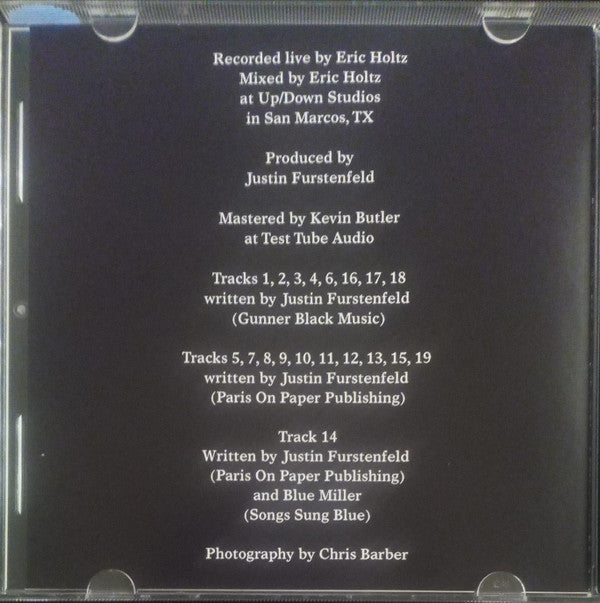 Justin Furstenfeld - Open Book Winter Album | Near Mint (NM) Near Mint (NM)-