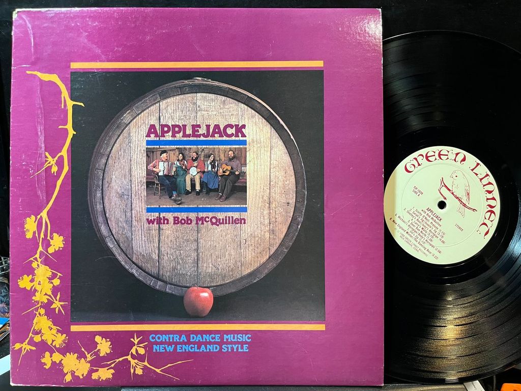 Applejack (4) - Contra Dance Music New England Style *SIGNED* (VINYL) | Near Mint (NM) Excellent (EX)-