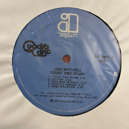 Joni Mitchell - Court And Spark *QUADRAPHONIC* | Near Mint (NM) Excellent (EX)-