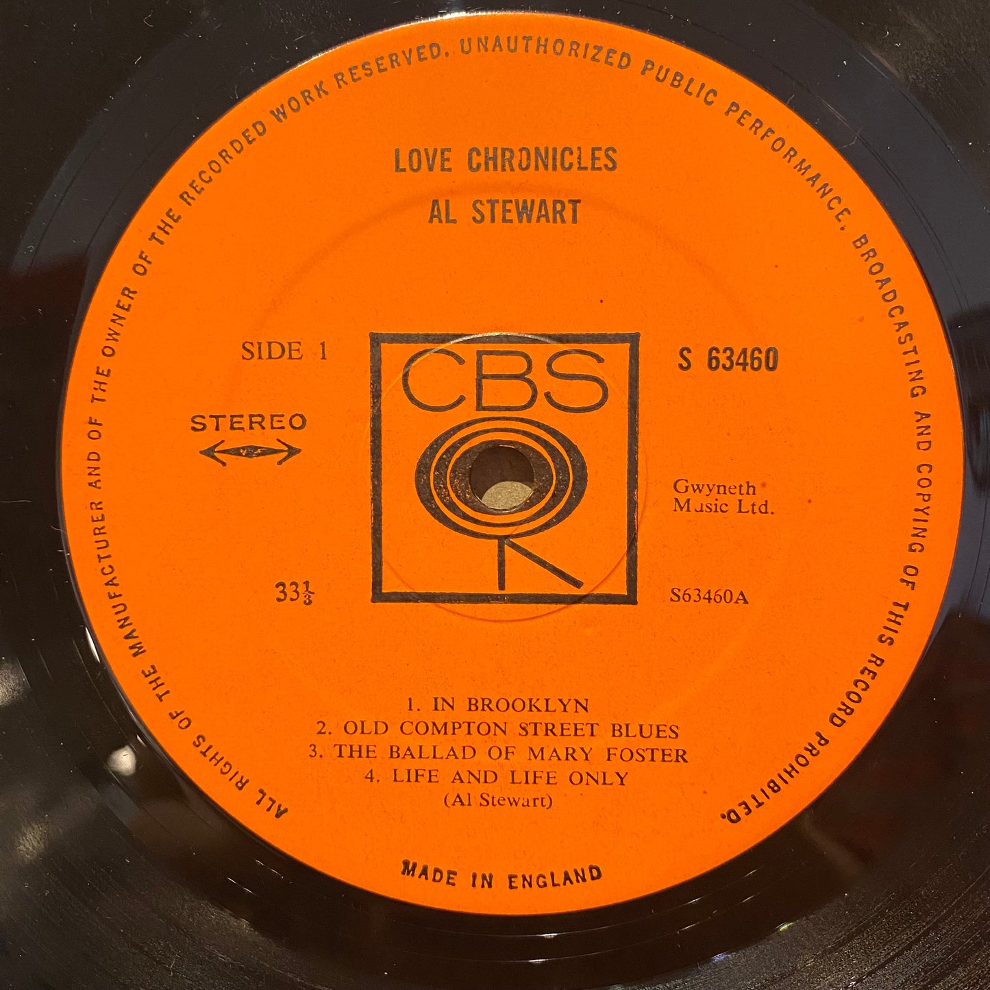 Al Stewart - Love Chronicles *UK IMPORT* | Near Mint (NM) Near Mint (NM)-